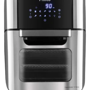 Fritadeira Elérica Air Fryer Oven Philco Pfr2200 12 litros 4 Em 1 1800w Cor Preta