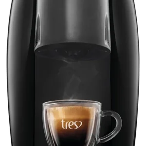 Tres Corações Cafeteira Elétrica Lov Basic de Espressos e Multibebidas Automática Cor Preto Brilhante