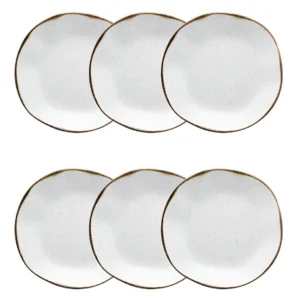 Conjunto De 6 Pratos Fundos 22,5cm Ryo Maresia