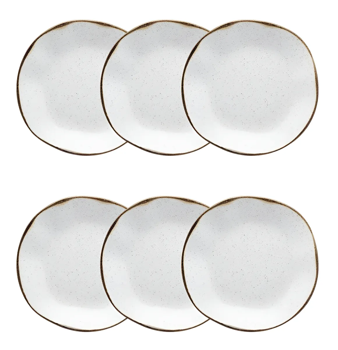 Conjunto De 6 Pratos Fundos 22,5cm Ryo Maresia